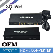 SIPU multi mídia hdmi pbpr + vga caixa do conversor para o projetor